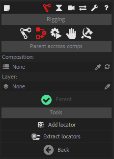 Parent across comp panel 